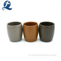 Vaso di candele in ceramica votiva per uso domestico